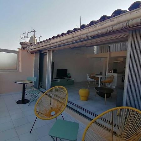 Charmant Appartement Terrasse Sur Les Toits Grasse Luaran gambar