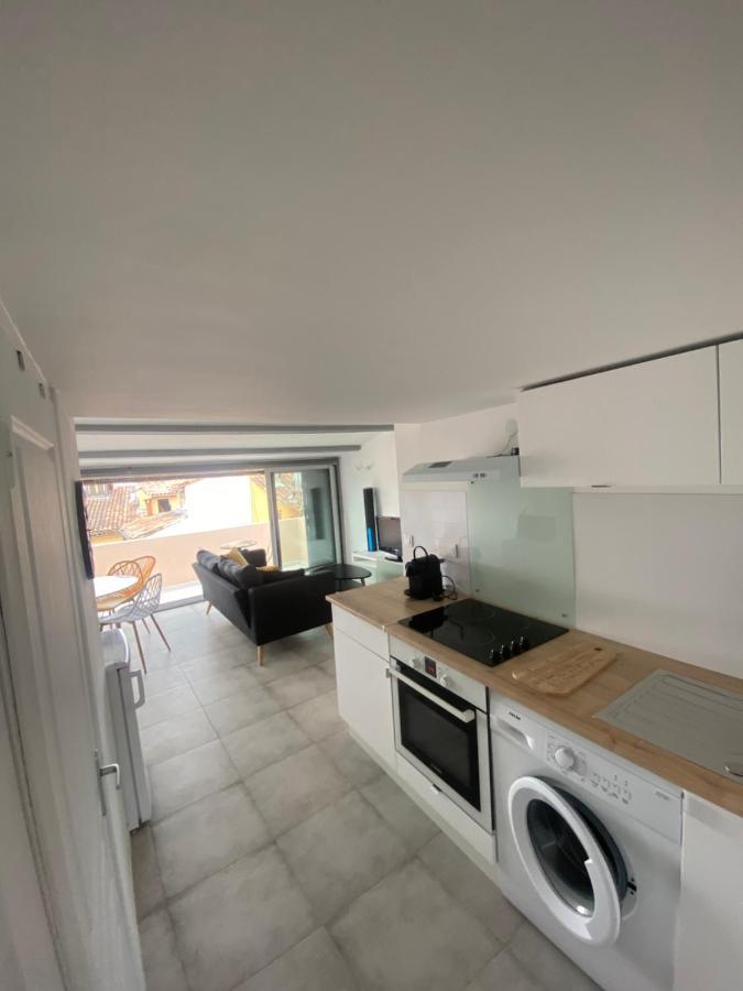 Charmant Appartement Terrasse Sur Les Toits Grasse Luaran gambar